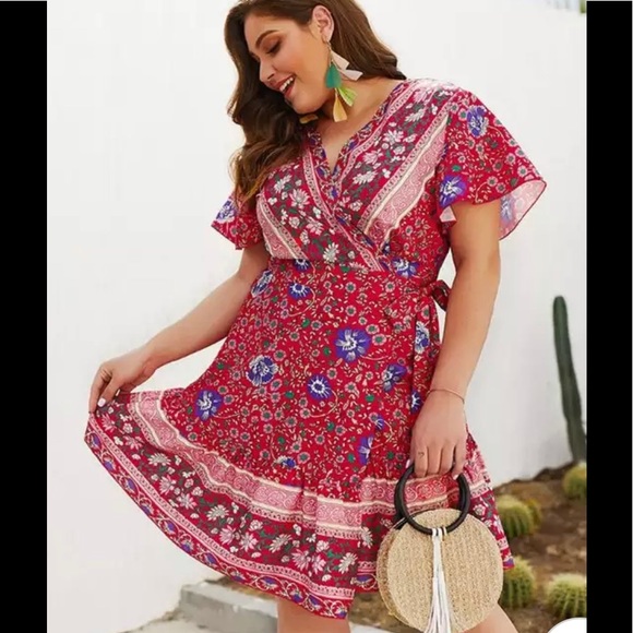 Wrap Mini Dress - Picture 4 of 8